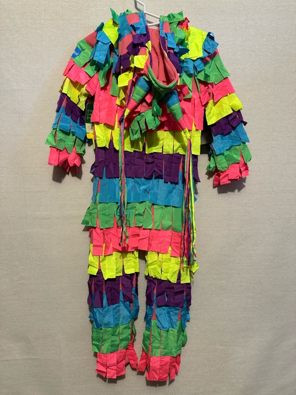 NWT Tipsy Elves Kids Multicolor Piñata Hoodie Costume - size M - Picture 3 of 7